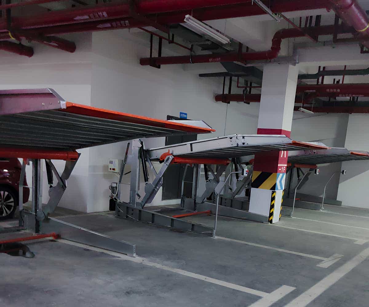 2柱機(jī)械式立體車庫尺寸指南